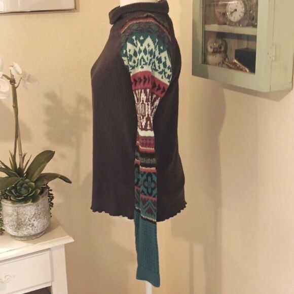 Free People Prism Thermal Multicolor Patterned Women's Sweater - Picture 6 of 14